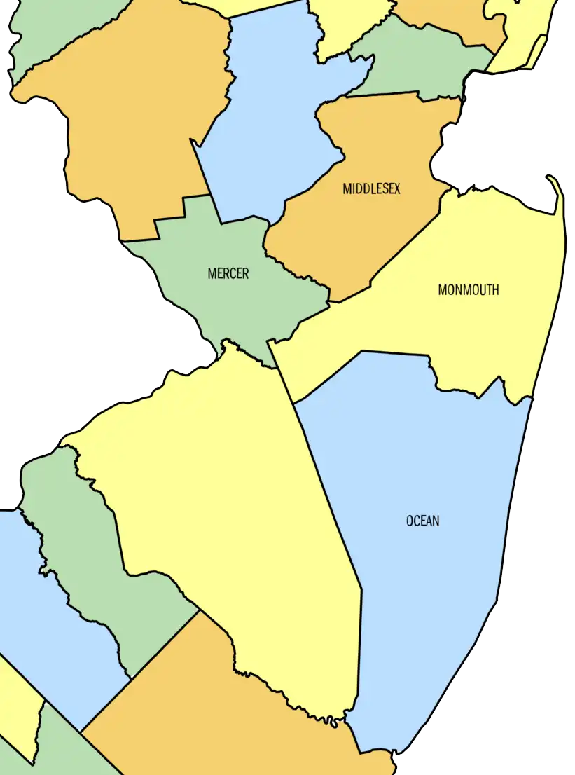 New Jersey Real Estate Map 2025